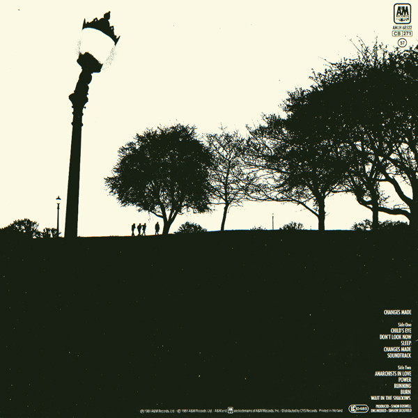 Live Wire - Changes Made | A&M Records (AMLH 68522) - 2