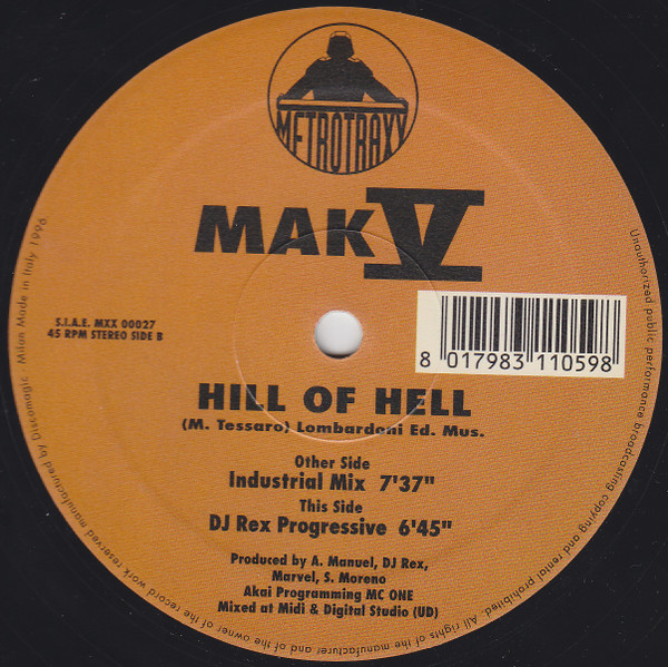 Mak V - Hill Of Hell | Metrotraxx (MXX 00027)