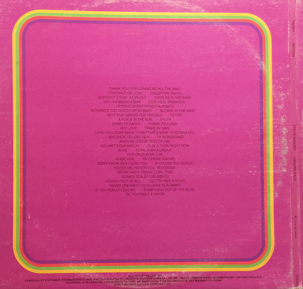 Stevie Wonder - Looking Back | Motown (M-804N3) - 3
