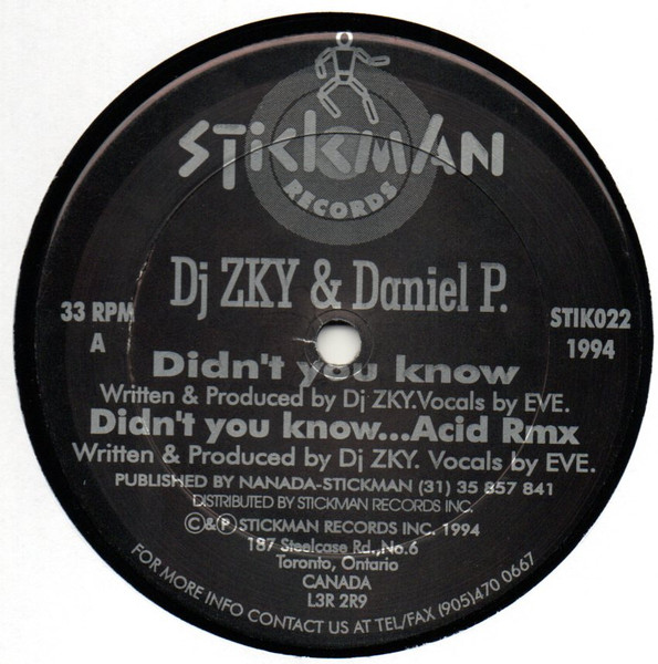 DJ Zky & Daniel P - Didn't You Know | Stickman Records (STIK 022)