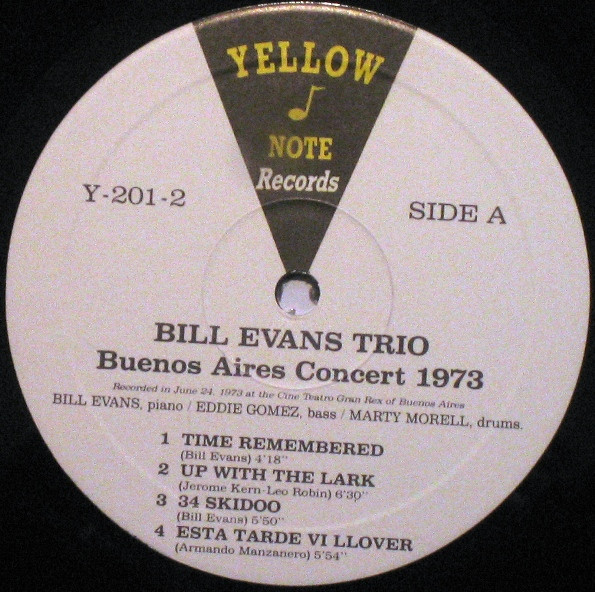 The Bill Evans Trio - Buenos Aires Concert 1973 | Yellow Note Records (Y-201) - 4 The Bill Evans Trio - Buenos Aires Concert 1973 | Yellow Note Records (Y-201) - 4