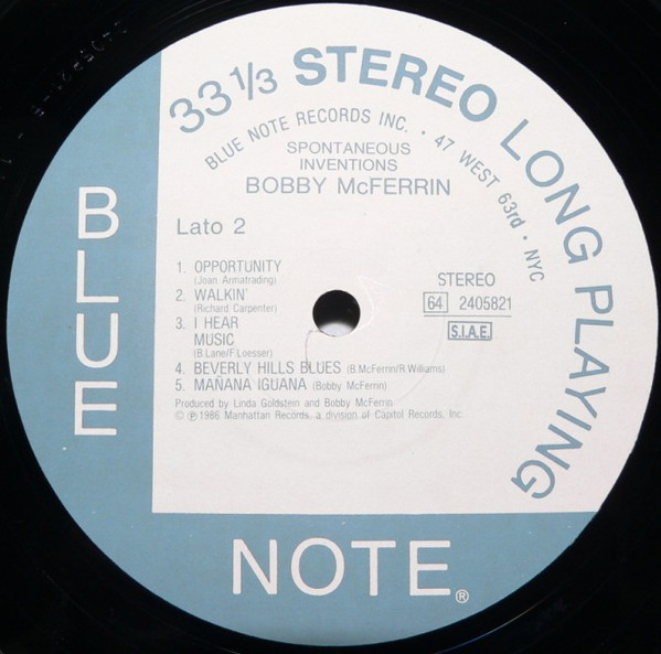 Bobby McFerrin - Spontaneous Inventions | Blue Note (64 2405821) - 3