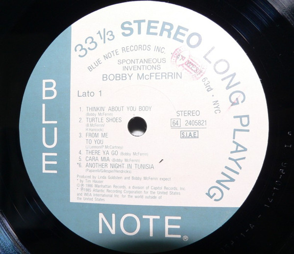 Bobby McFerrin - Spontaneous Inventions | Blue Note (64 2405821) - 2
