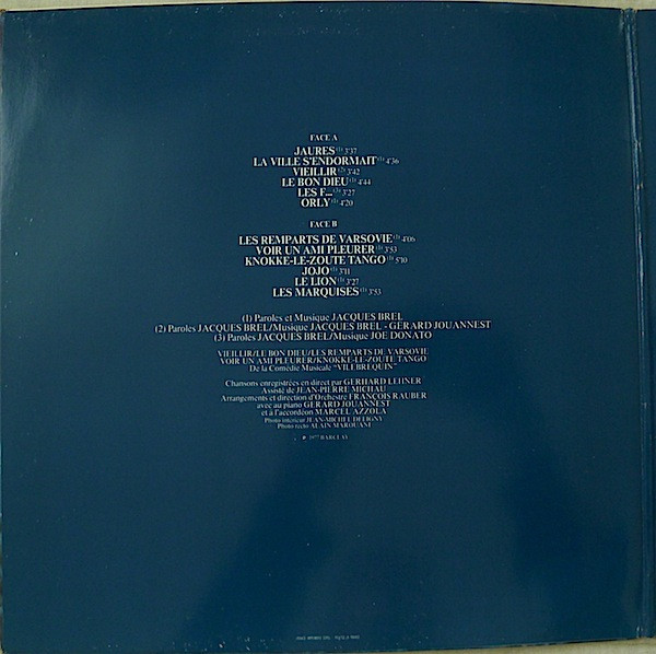 Jacques Brel - Brel | Barclay (96 010) - 5 Jacques Brel - Brel | Barclay (96 010) - 5