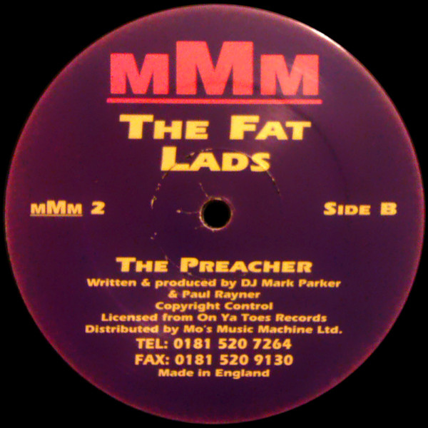 The Fat Lads - Mr Whippy / The Preacher | Mo's Music Machine (MMM02) - 2