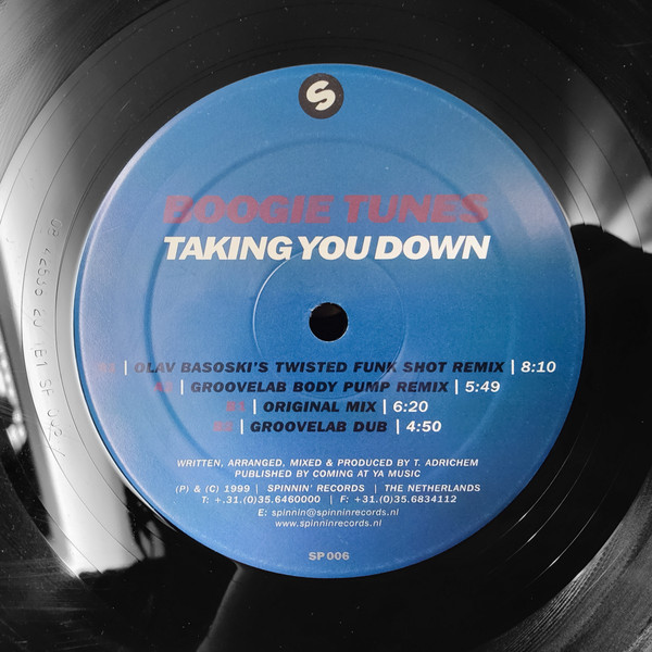 Boogie Tunes - Taking You Down | Spinnin' Records (SP 006) - 4