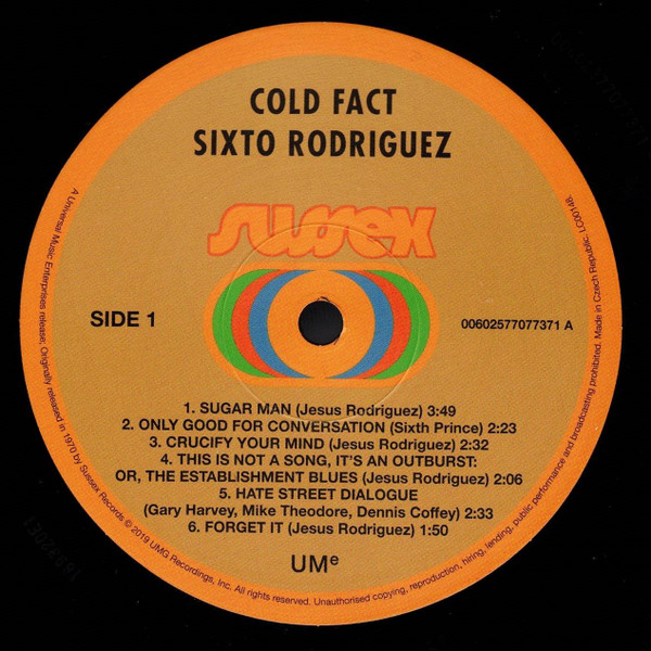 Rodriguez - Cold Fact | UMe (00602577077371) - 3 Rodriguez - Cold Fact | UMe (00602577077371) - 3