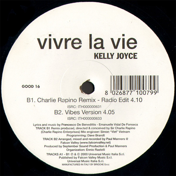 Kelly Joyce - Vivre La Vie | Sounds Good (GOOD 16) - 2