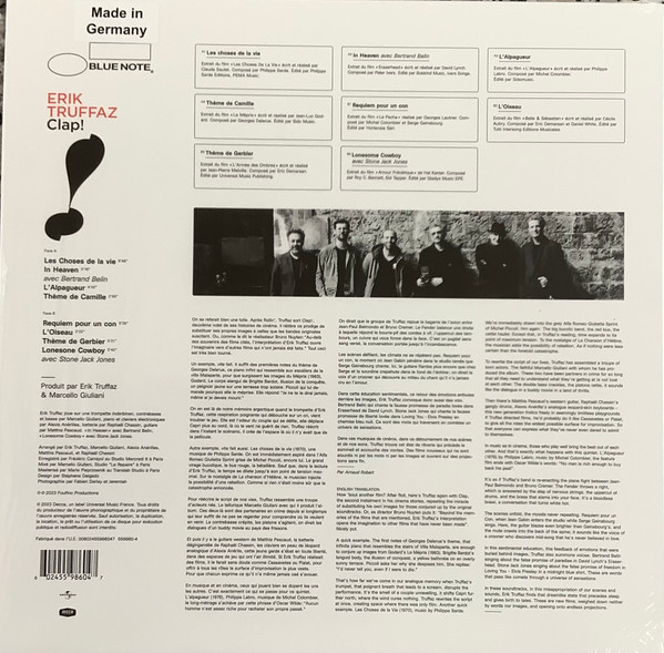 Erik Truffaz - Clap! | Blue Note (559860-4) - 2 Erik Truffaz - Clap! | Blue Note (559860-4) - 2