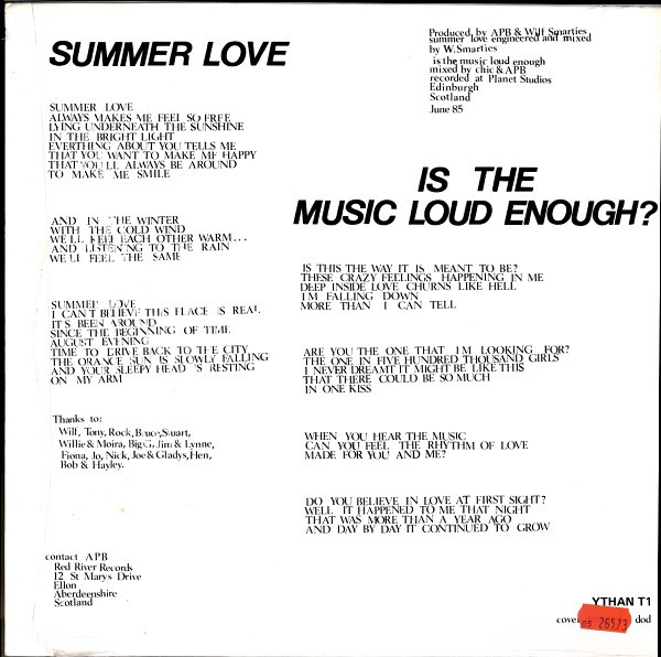 Apb - Summer Love | Red River Records (YTHAN T1) - 3