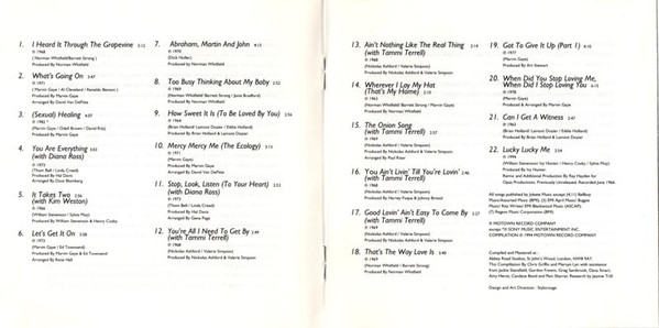 Marvin Gaye - The Very Best Of Marvin Gaye | Motown (530 292-2) - 2