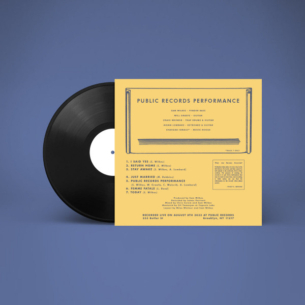 Sam Wilkes - Public Records Performance | Wilkes Records (WR-003) - 3