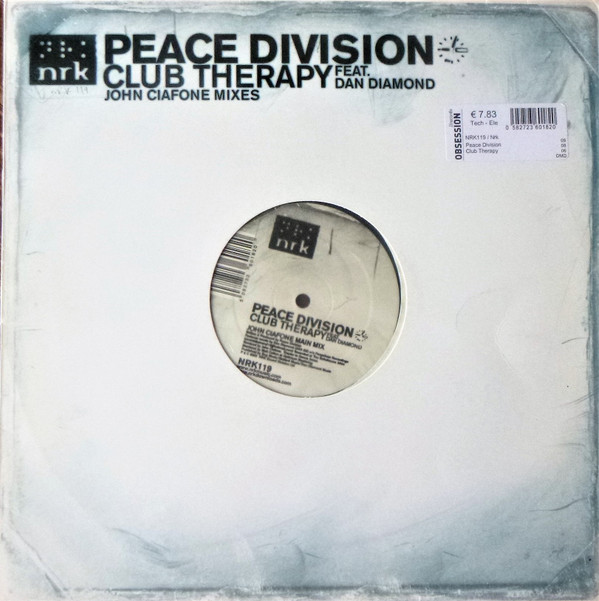 Peace Division - Club Therapy (John Ciafone Mixes) | NRK Sound Division (NRK119)