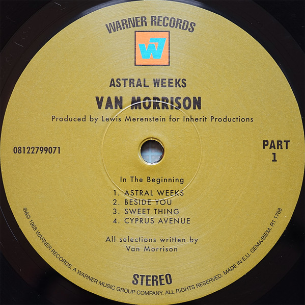 Van Morrison - Astral Weeks LP | Warner Records (081227950378) - 3