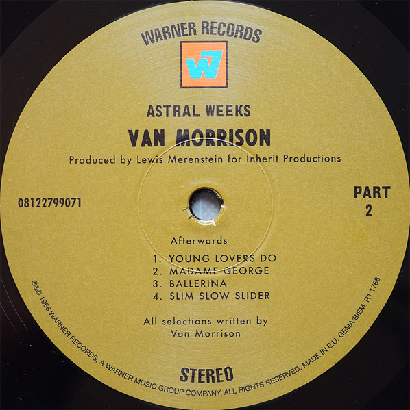 Van Morrison - Astral Weeks LP | Warner Records (081227950378) - 4
