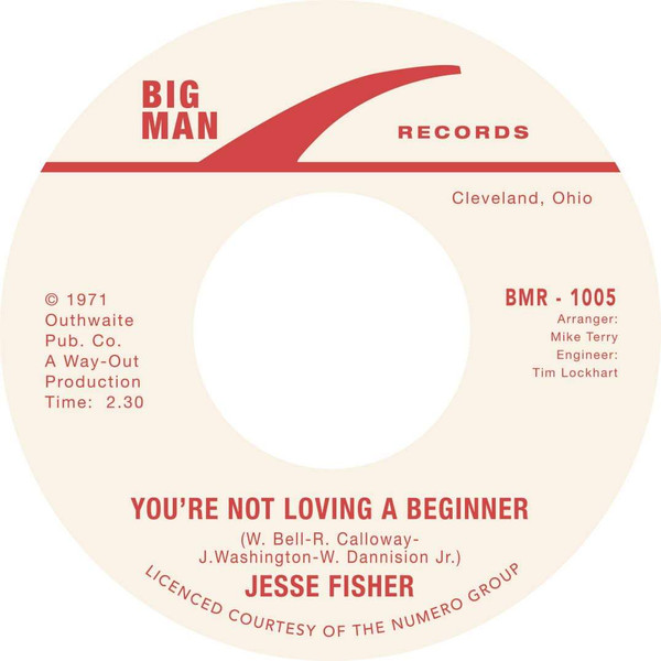 The Sensations / Jesse Fisher - Demanding Man / You're Not Loving A Beginner | Big Man Records (BMR - 1005) - 4
