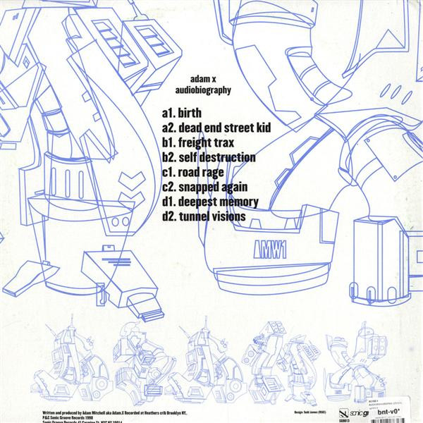 Adam X - Audiobiography | Sonic Groove (sg9813) - 2