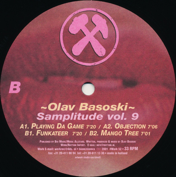 Olav Basoski - Samplitude Vol. 9 | Work Records (Work 52)