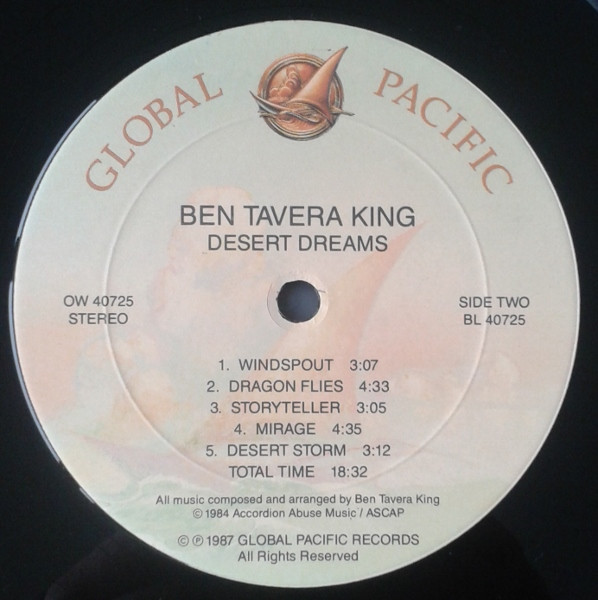 Ben Tavera King - Desert Dreams | Global Pacific Records (OW 40725) - 4
