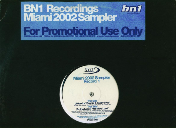 Various - Miami 2002 Sampler | BN1 Recordings (BN1EP001)