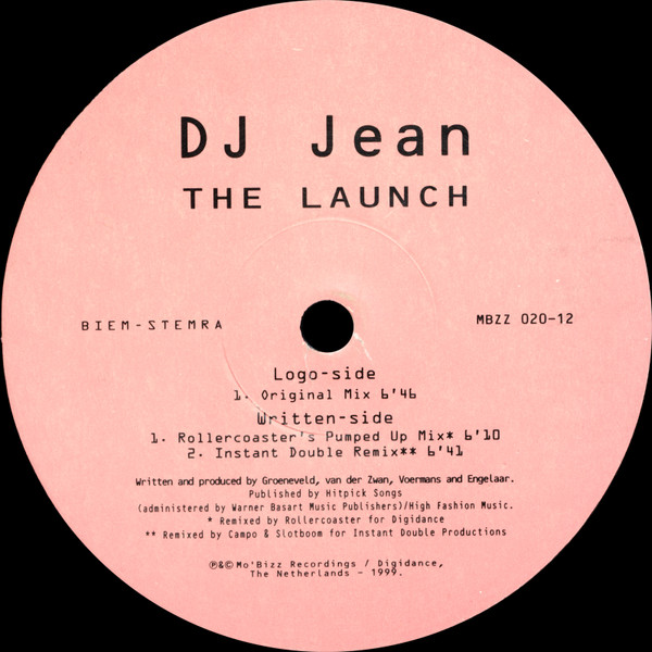 DJ Jean - The Launch | Mo'Bizz Recordings (MBZZ 020-12) - 3 DJ Jean - The Launch | Mo'Bizz Recordings (MBZZ 020-12) - 3