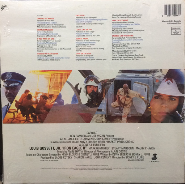 Various - Iron Eagle II - Music From The Original Motion Picture Soundtrack | Epic (SE 45006) - 2 Various - Iron Eagle II - Music From The Original Motion Picture Soundtrack | Epic (SE 45006) - 2