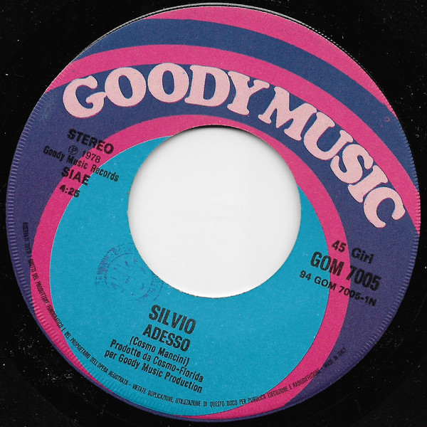 Silvio - Adesso | Goody Music Records (GOM 7005) - 3