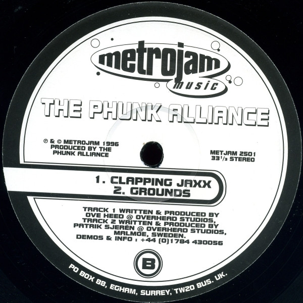 The Phunk Alliance - Kis-Ma | Metrojam Music (MET JAM 2501) - 2