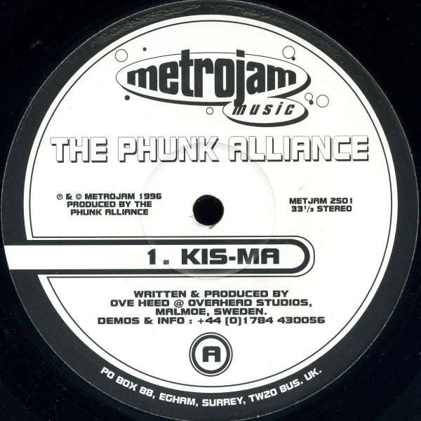 The Phunk Alliance - Kis-Ma | Metrojam Music (MET JAM 2501) - main