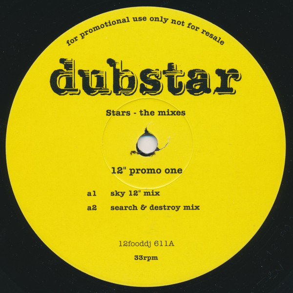 Dubstar - Stars - The Mixes | Food (12fooddj 61) - 3