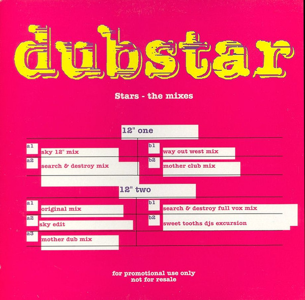 Dubstar - Stars - The Mixes | Food (12fooddj 61)