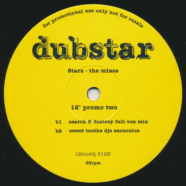 Dubstar - Stars - The Mixes | Food (12fooddj 61) - 6
