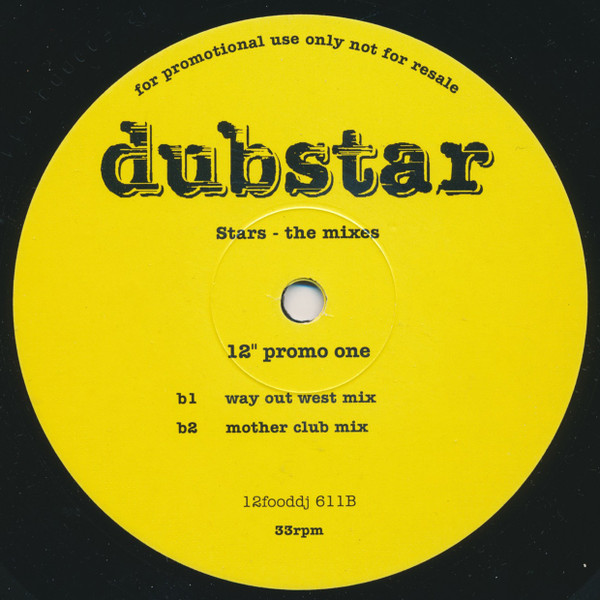Dubstar - Stars - The Mixes | Food (12fooddj 61) - 4