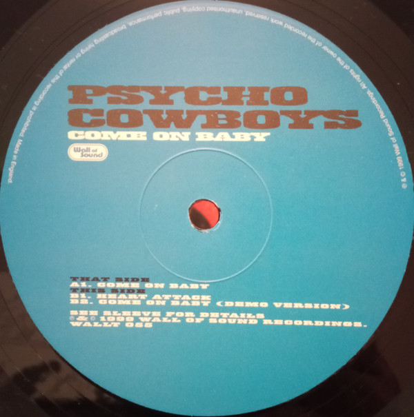 Psycho Cowboys - Come On Baby | Wall Of Sound (WALL T 055) - 3