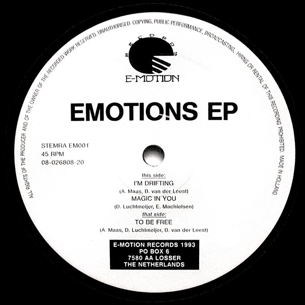 Various - Emotions EP | E-Motion Records (EM001)