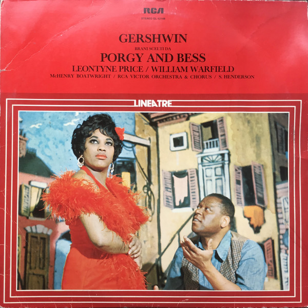 George Gershwin , Leontyne Price , William Warfield , McHenry Boatwright , RCA Victor Symphony Orchestra , Skitch Henderson - Gershwin Brani Scelti Da Porgy And Bess | RCA (GL 42149)