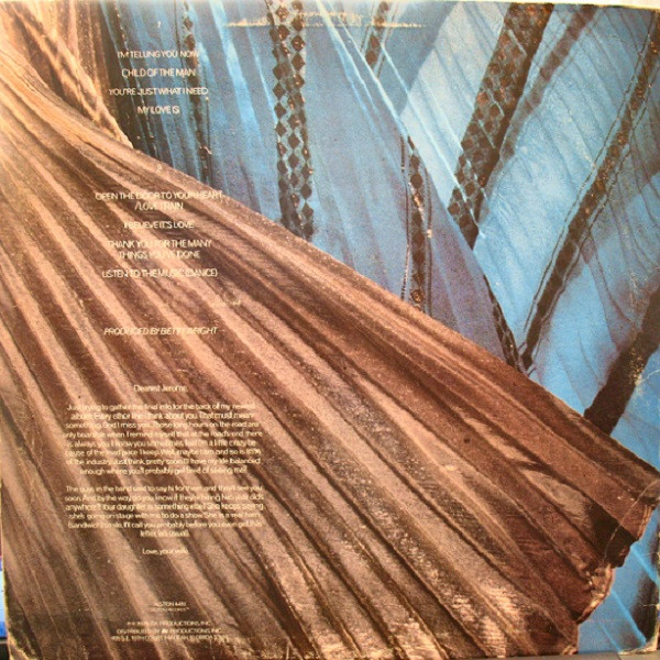 Betty Wright - Betty Travelin' In The Wright Circle | Alston Records (4410) - 2