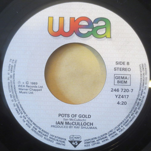 Ian McCulloch - Proud To Fall | WEA (YZ 417) - 4