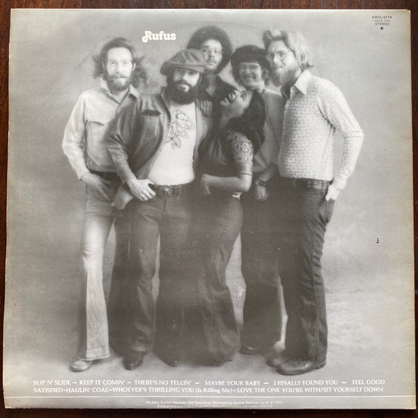 Rufus - Rufus | ABC Records (ABCL 5114) - 2 Rufus - Rufus | ABC Records (ABCL 5114) - 2