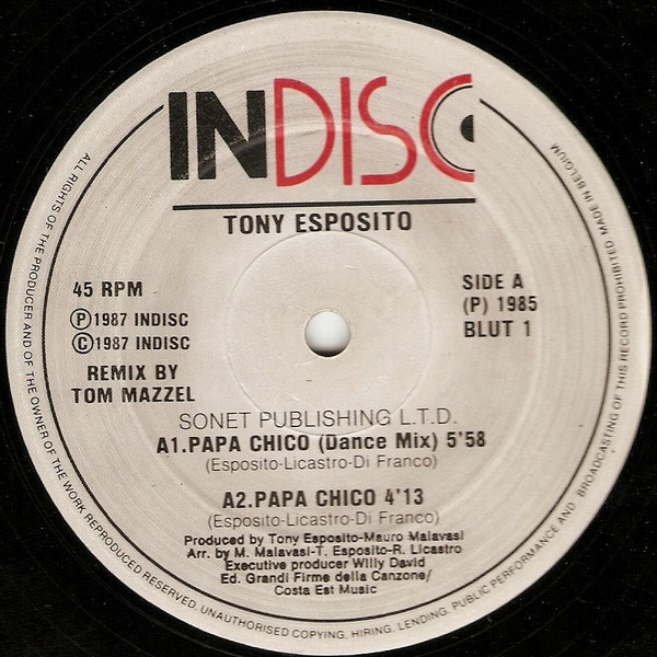 Tony Esposito - Papa Chico | Indisc (BLUT 1) - 2