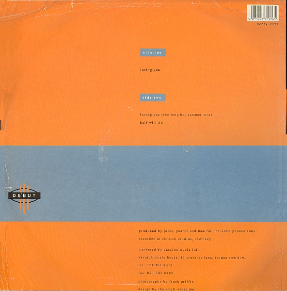 Massivo Featuring Tracy Ackerman - Loving You | Debut Edge Records (DEBTX 3097) - 2