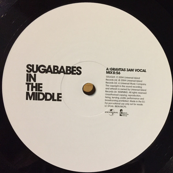 Sugababes - In The Middle (Gravitas Mixes) | Universal (12SUGA9) - 3