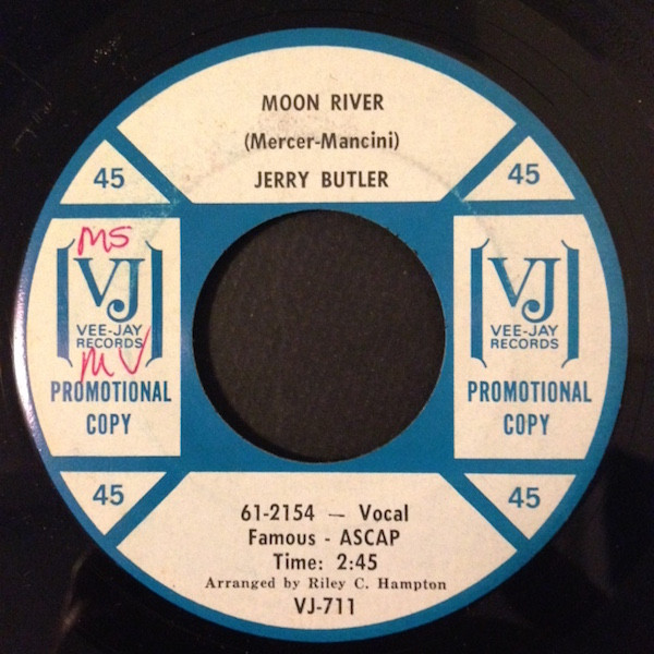 Jerry Butler - Moon River / Make It Easy On Yourself | Vee Jay Records (VJ-711)