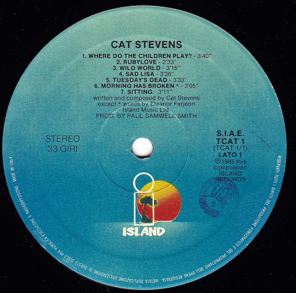 Cat Stevens - Cat Stevens | Island Records (TCAT1) - 3