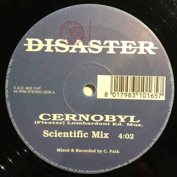 Cernobyl - Disaster | Discomagic Records (MIX 1147) - 2