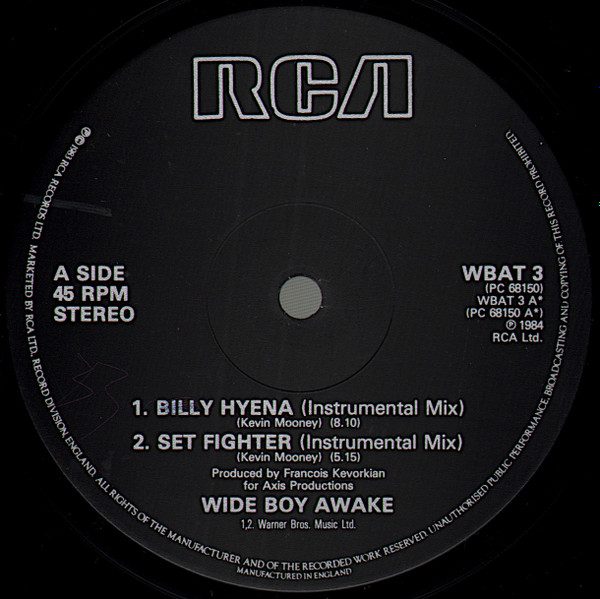Wide Boy Awake - Billy Hyena | RCA (WBAT 3) - 3 Wide Boy Awake - Billy Hyena | RCA (WBAT 3) - 3