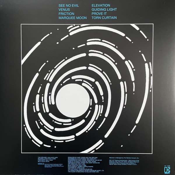 Television - Marquee Moon | Elektra (R1 1098) - 2