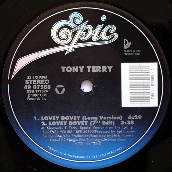 Tony Terry - Lovey Dovey | Epic (49 07568)