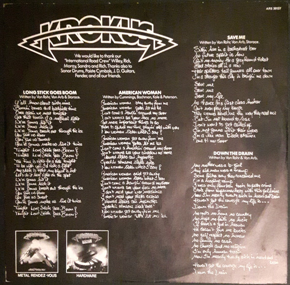 Krokus - One Vice At A Time | Arista (ARS 39137) - 3