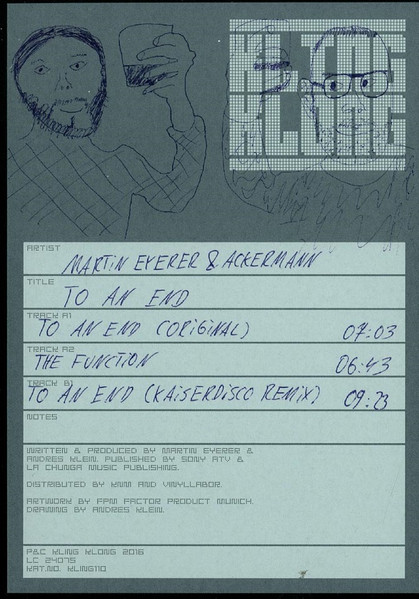 Martin Eyerer & Ackermann - To An End | Kling Klong (KLING110) - 2